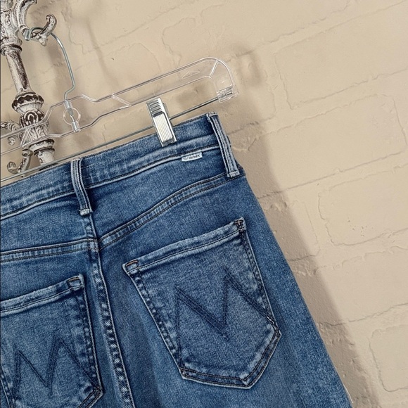 MOTHER The Tomcat Fray Ankle Jeans on the road button fly stretch - Picture 8 of 12